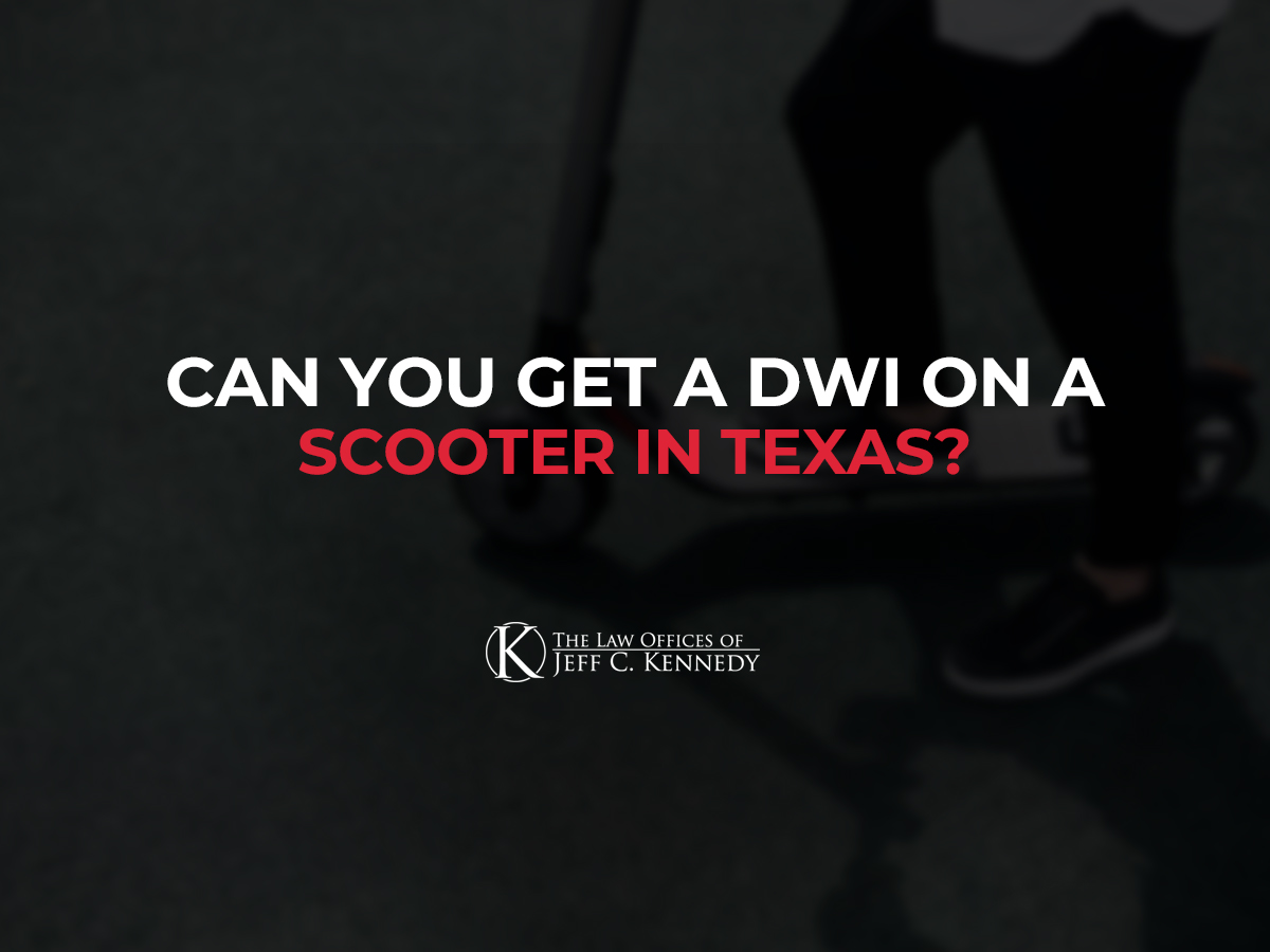 Can You Get a DWI on a Scooter in Texas? 